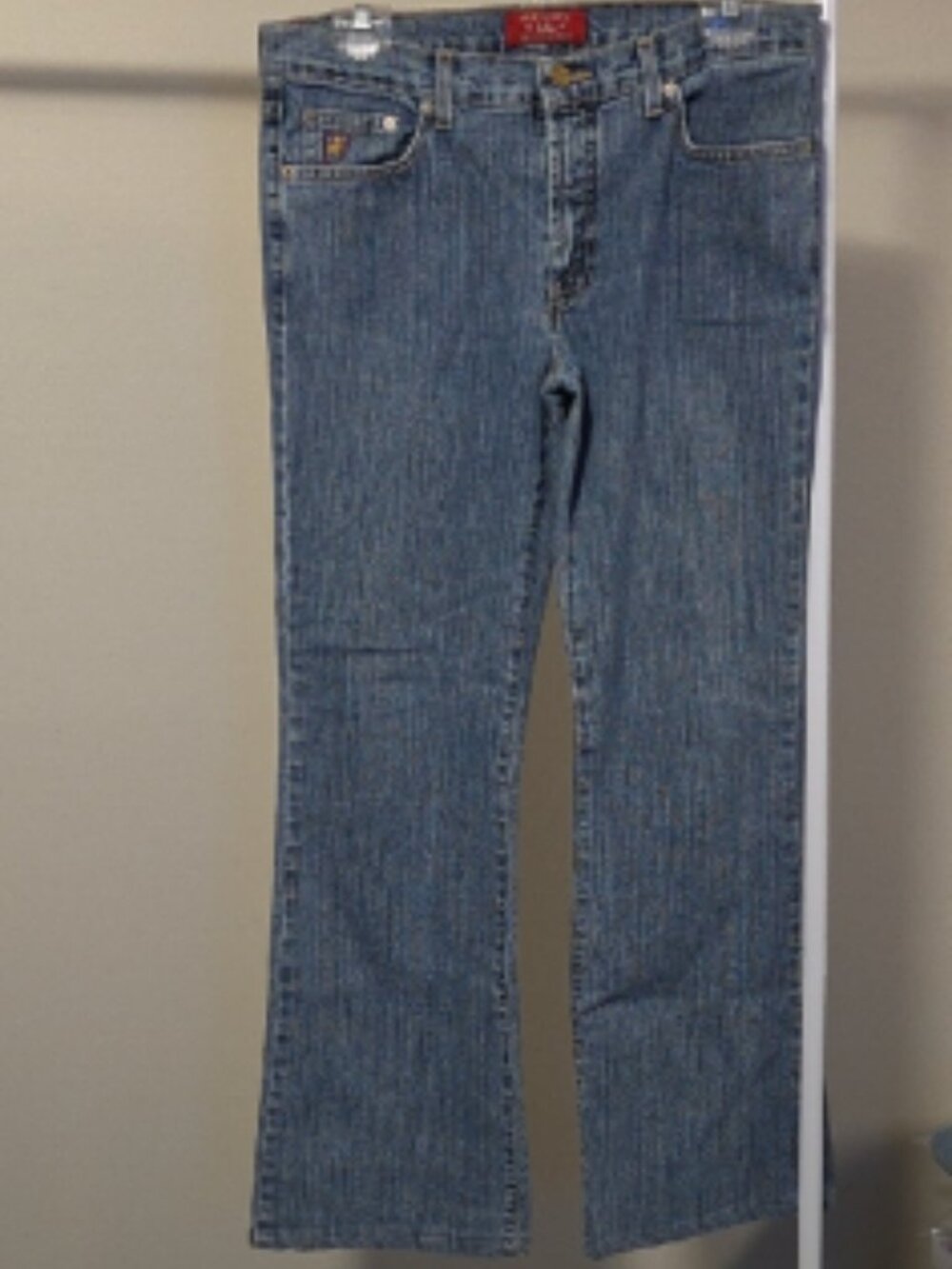 Lois Jeans Bootcut Blue Denim Size 31 Made in Canada High Rise
